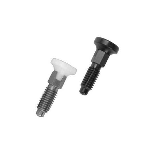 Knob Spg Plgr, SS, Lock, 1/2"-13, NoLck, PK5